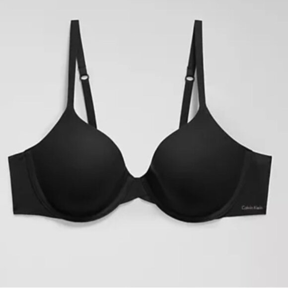 Calvin Klein Perfectly Fit Modern TShirt Bra Black Size 30C - Picture 6 of 13